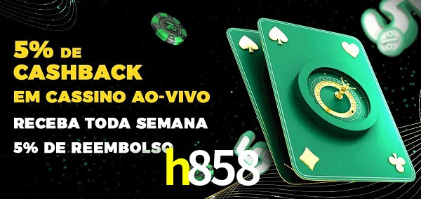 Promoções do cassino ao Vivo h858